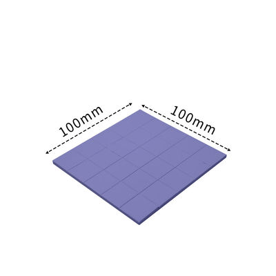 Các bộ phận đệm dẫn nhiệt cao su đệm silicone nhiệt độ cao ISO9001