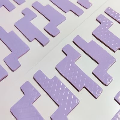 Khả năng kháng khối lượng cao Bộ đệm nhiệt CPU tùy chỉnh với mật độ tùy chọn 3.0±0.5 G/cm3
