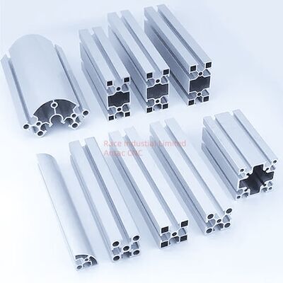 Hồ sơ đùn nhôm hoàn thiện bằng phun cát với kích thước tùy chỉnh và mẫu miễn phí cho kiến trúc và công nghiệp