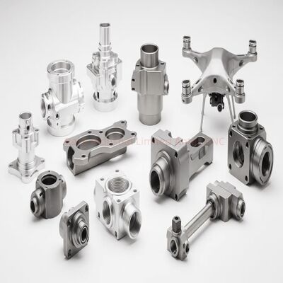 Bộ phận gia công CNC chính xác 0,03 Độ nhám bề mặt Bề mặt anodized Kích thước tùy chỉnh Thành phần